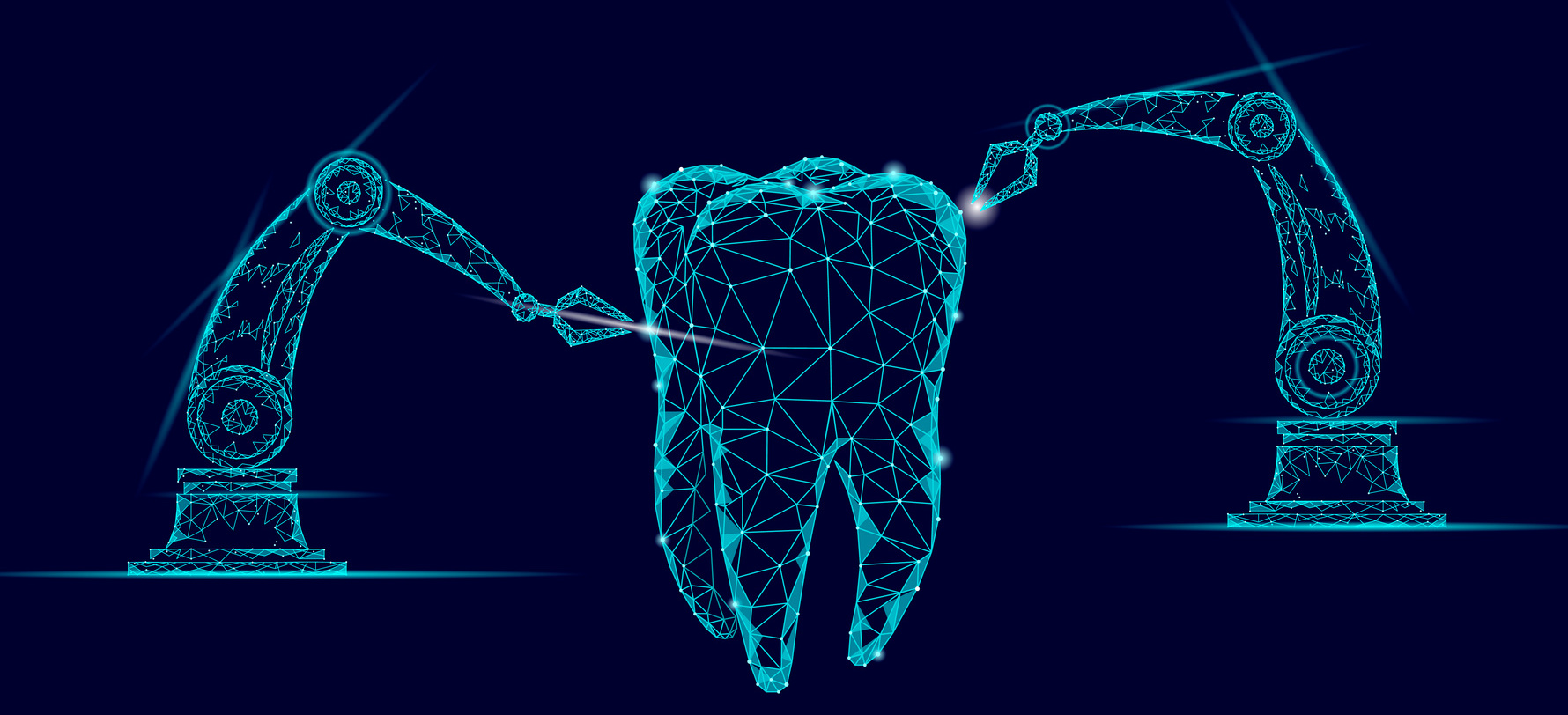 Le détartrage des dents par des microrobots. © LuckyStep, Fotolia